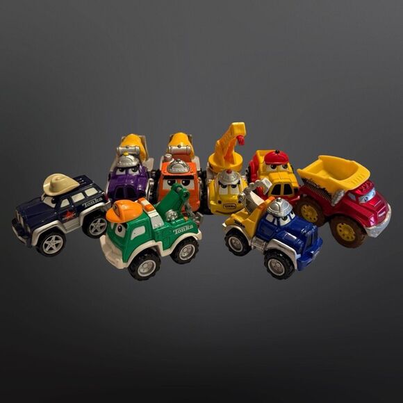 8 Tonka Lil Chuck and Friends Diecast Vehicles Construction Hasbro Maisto 3” A16 - Picture 1 of 16